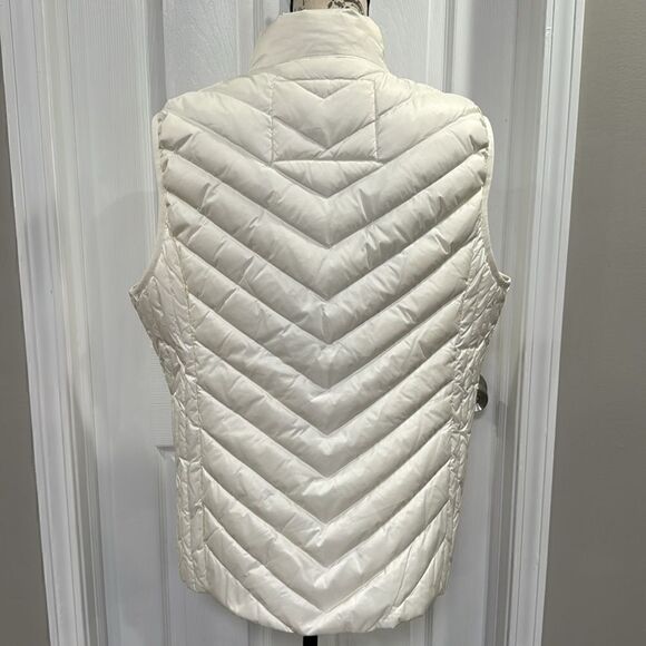 FRANDSEN JENSINE  DOWN VEST. IVORY WHITE - Picture 4 of 9